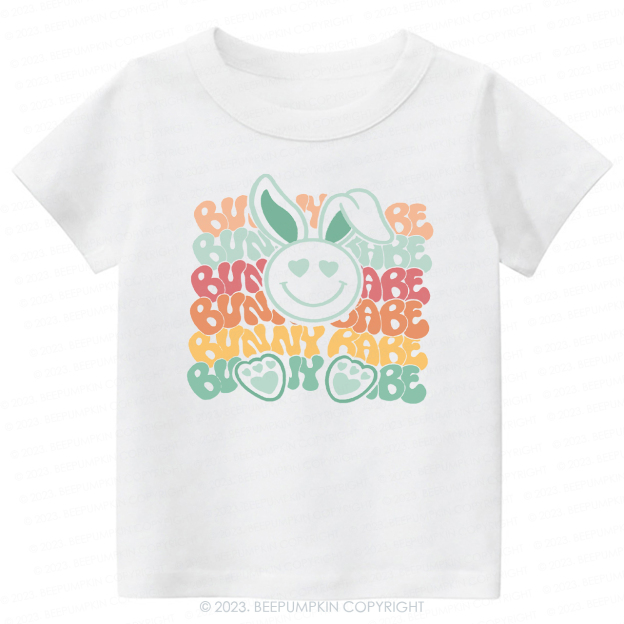 Cute Retro Graphic Bunny Babe -Toddler Tees
