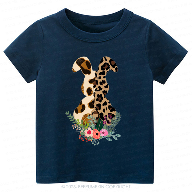 Leopard Bunny Easter-Toddler Tees