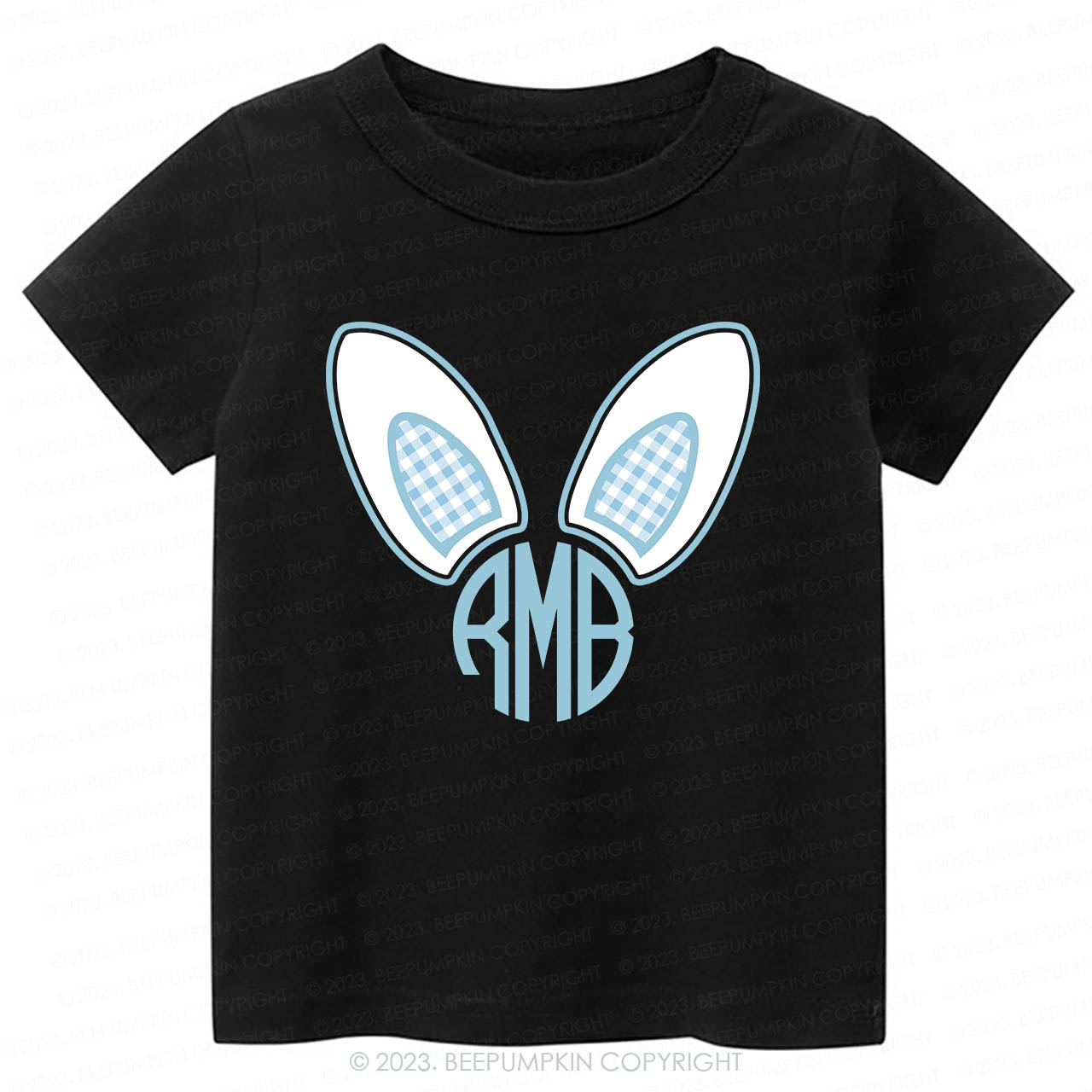 Monogrammed Bunny Easter -Toddler Tees