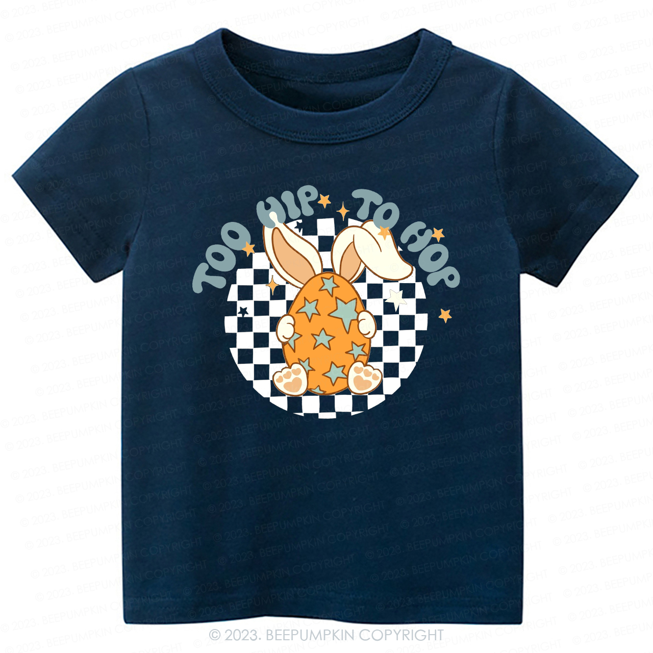Hoppy Easter Too Hip To Hop-Toddler Tees
