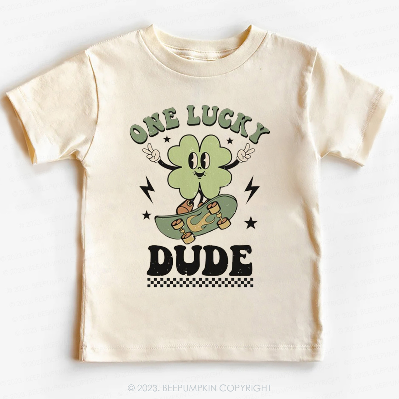 One Lucky Dude St.Patricks Day-Toddler&Kids Tees 