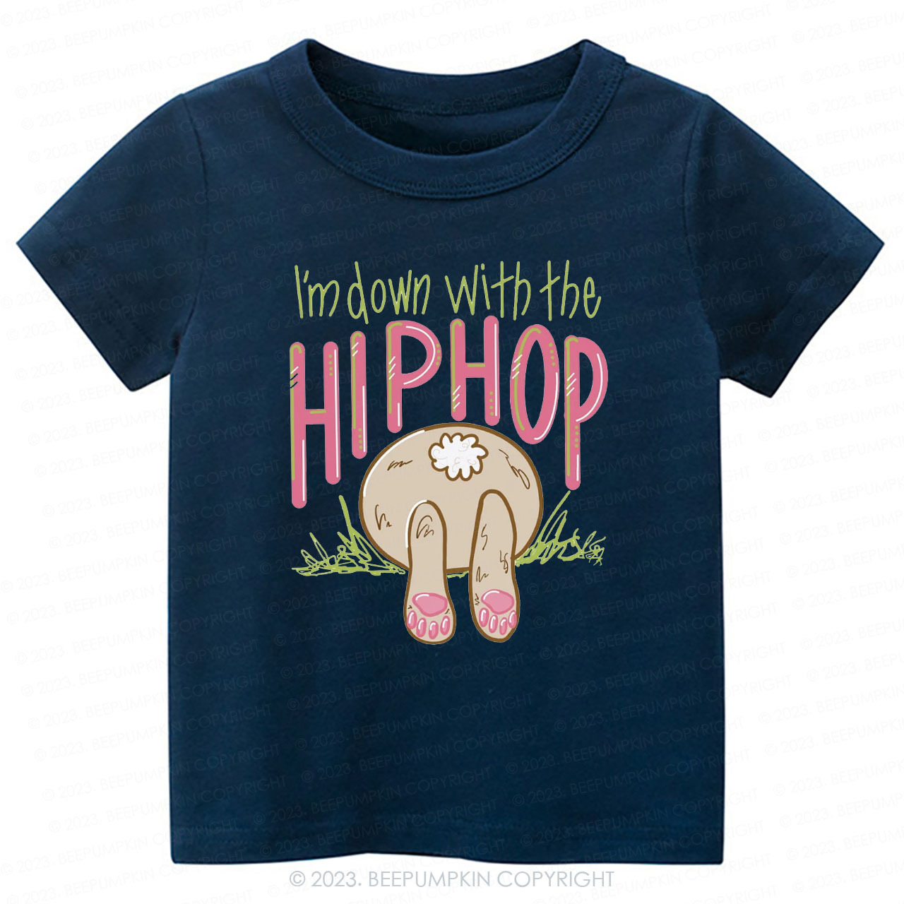 Hip Hop Bunny Tail St.Patricks Day-Toddler&Kids Tees