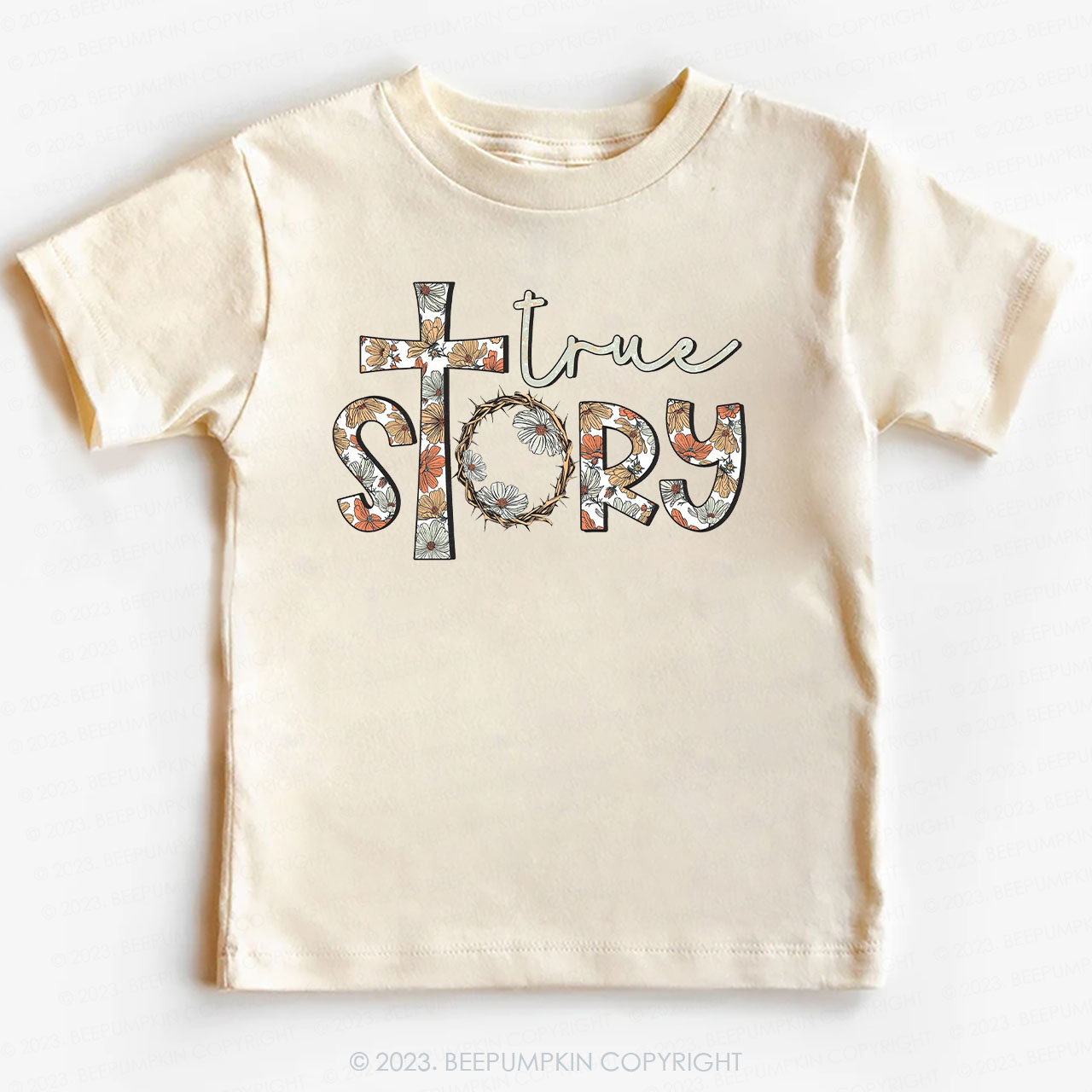 True Story Flowers Easter Toddler Tees