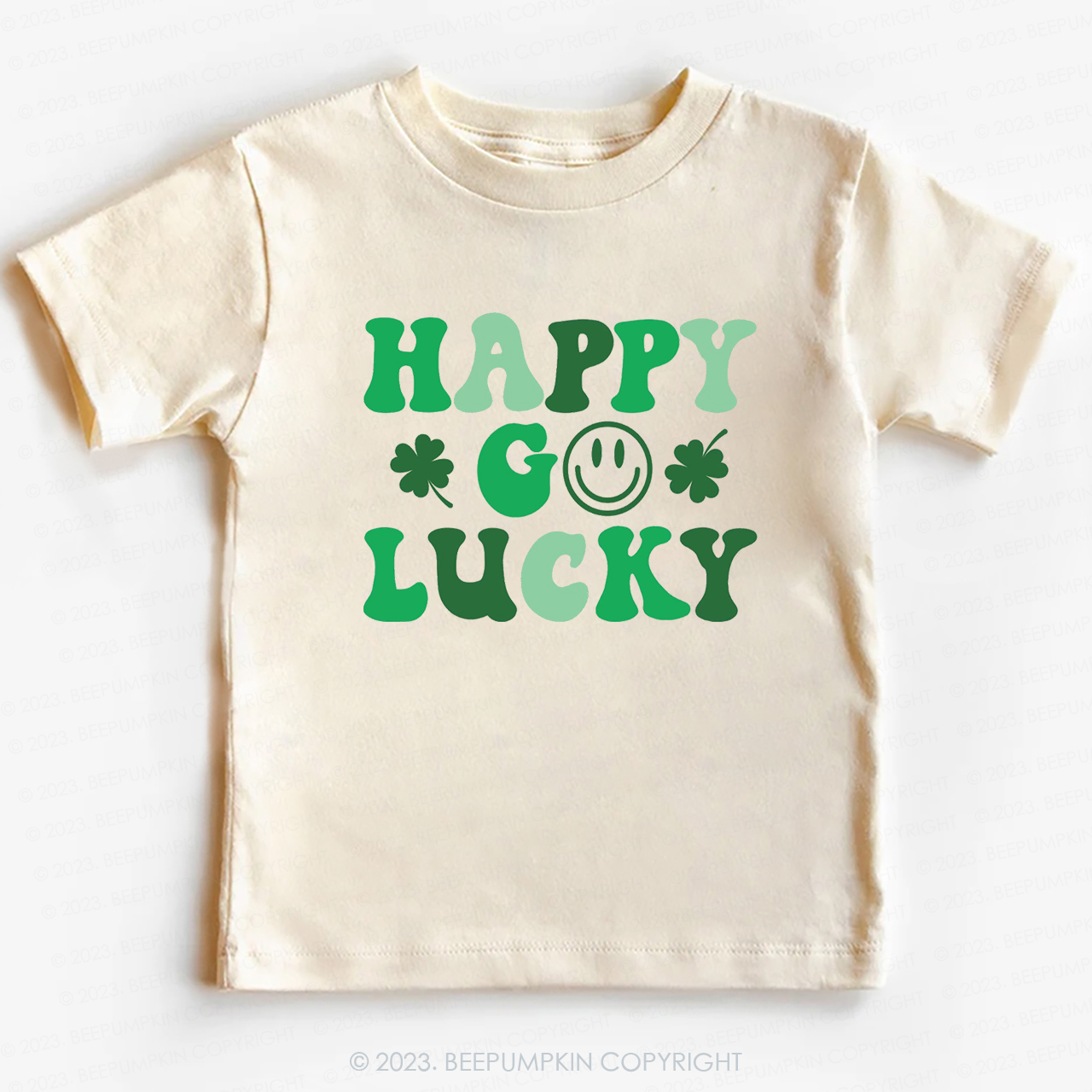 Happy Go Lucky St.Patricks Day-Toddler&Kids Tees 