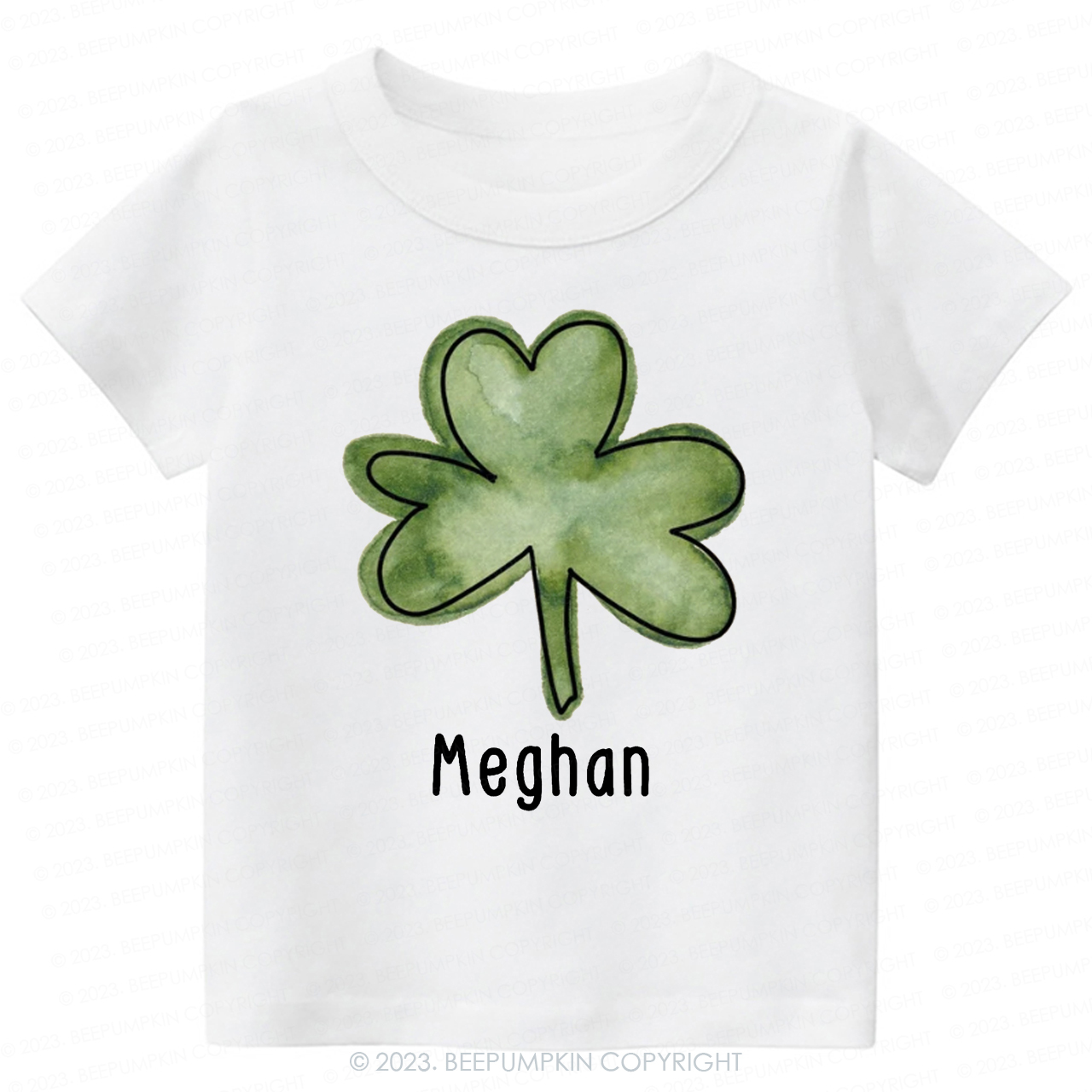 Personalized Shamrock St.Patricks Day -Toddler Tees