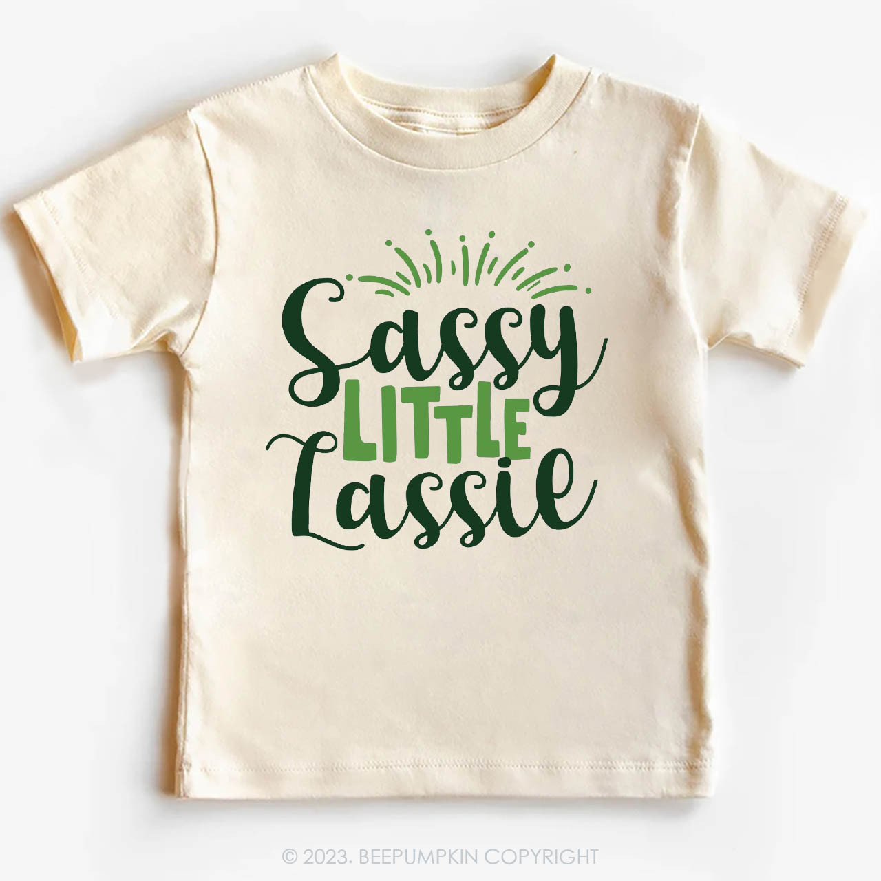 Sassy Little Lassie St.Patricks Day -Toddler Tees