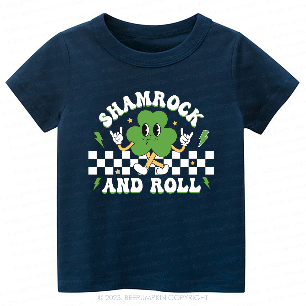 Shamrock And Roll St.Patricks Day -Toddler Tees
