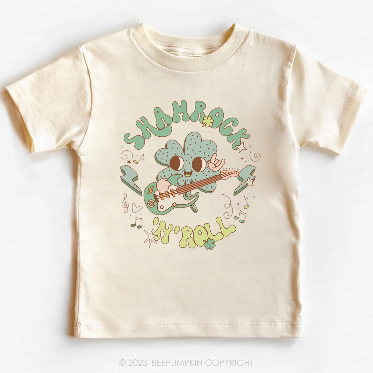 Shamrock N' Roll St.Patricks Day -Toddler Tees