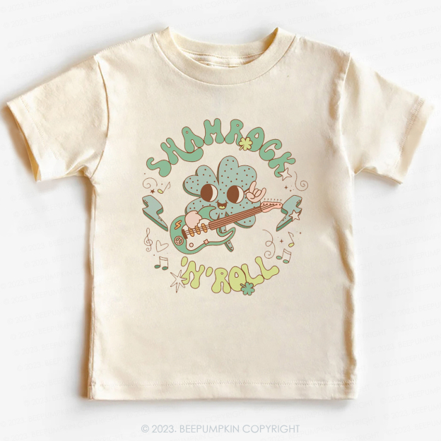 Shamrock N' Roll St.Patricks Day -Toddler Tees