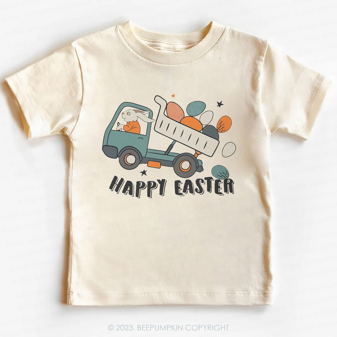 Easter Dumper Truck Construction-Toddler Tees