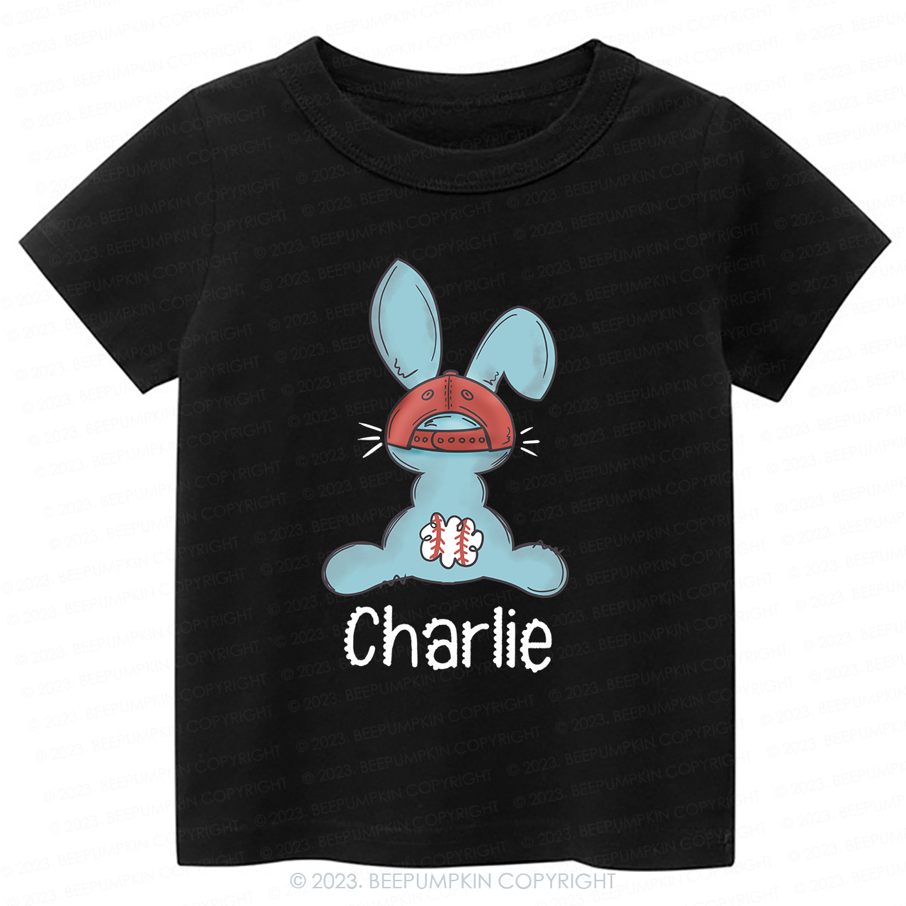 Baseball Easter Bunny-Toddler Tees