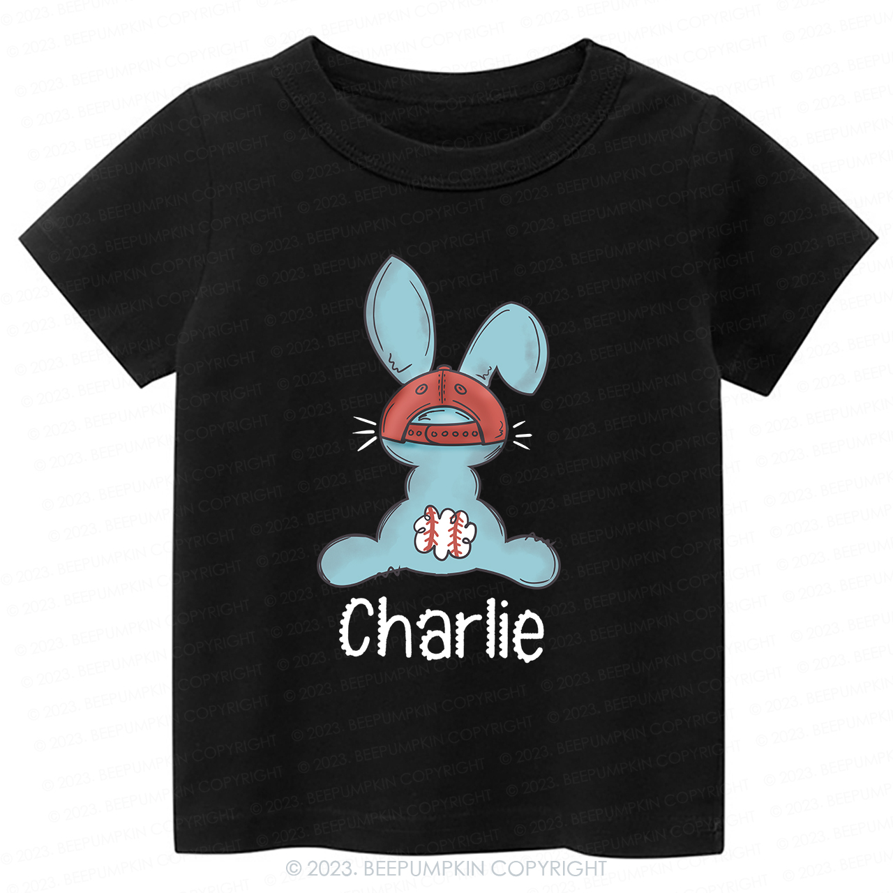 Baseball Easter Bunny-Toddler Tees
