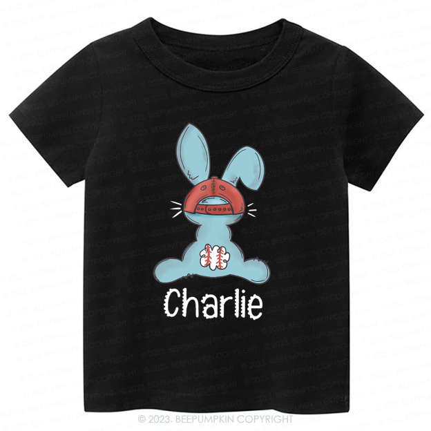 Baseball Easter Bunny-Toddler Tees