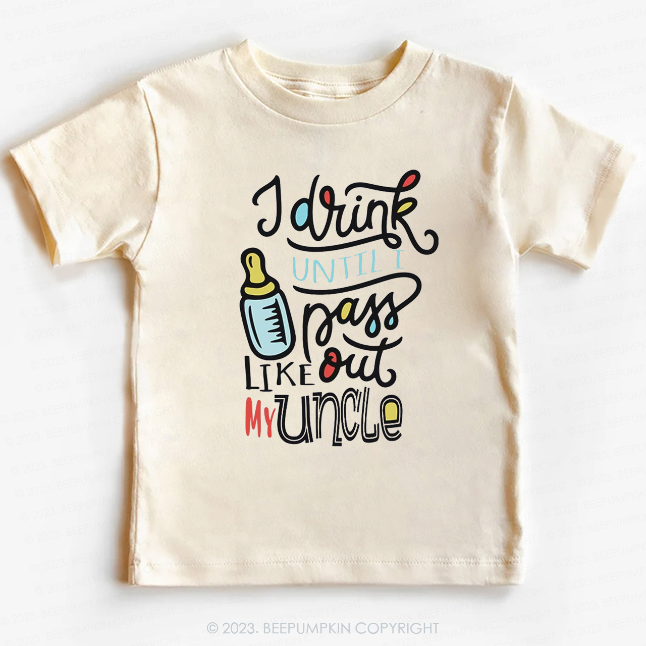 I Drink Until I Pass Out Like My Uncle -Toddler Tees
