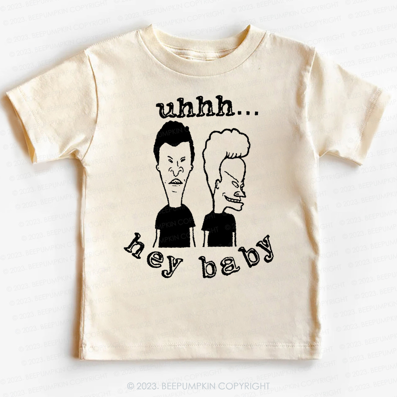 Hey Baby Beavis Butthead Funny 90s Graphic-Toddler Tees