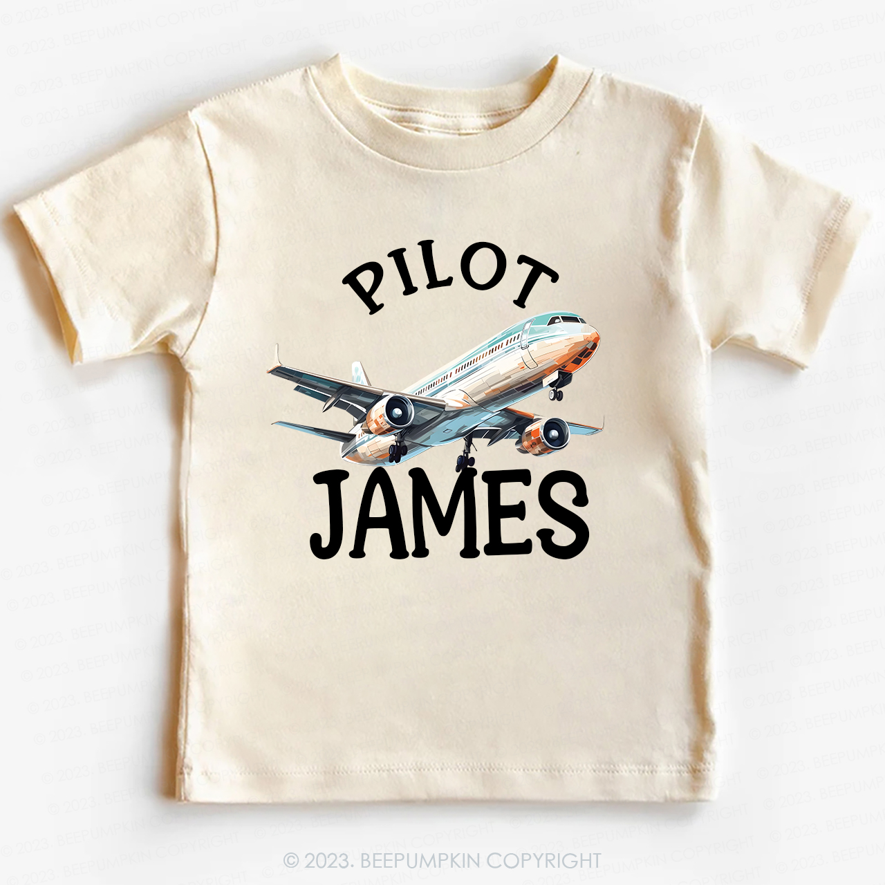  Custom Name Pilot -Toddler Tees