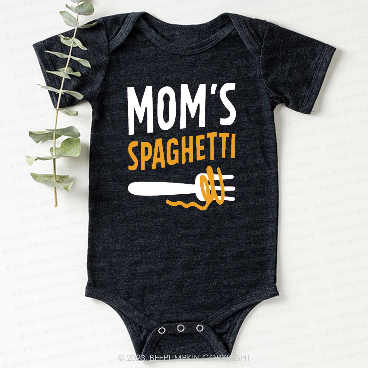 Mom's Spaghetti Bodysuit For Baby