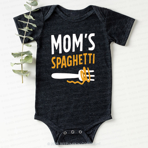 Mom's Spaghetti Bodysuit For Baby