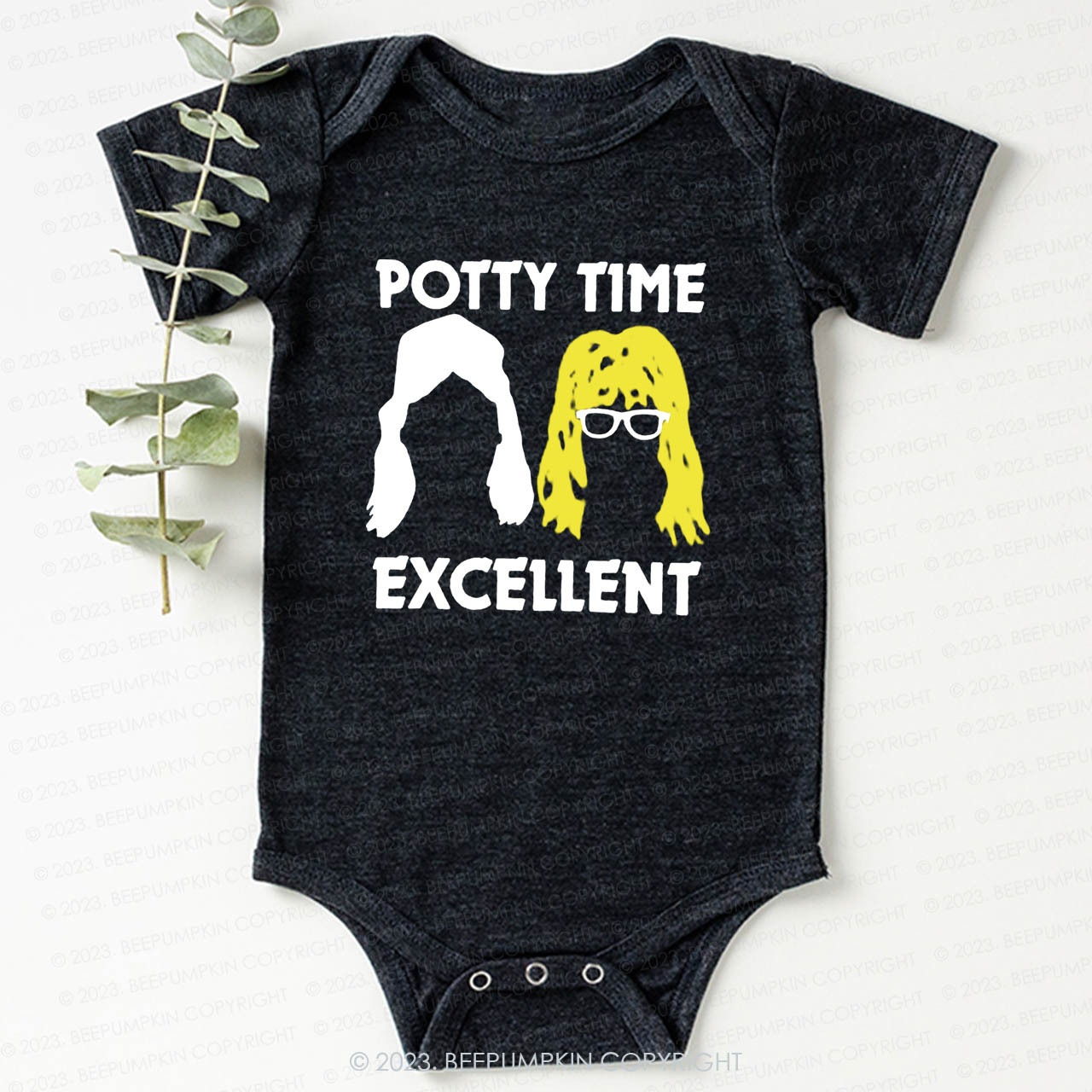 Potty Time Excellent Funny Bodysuit For Baby