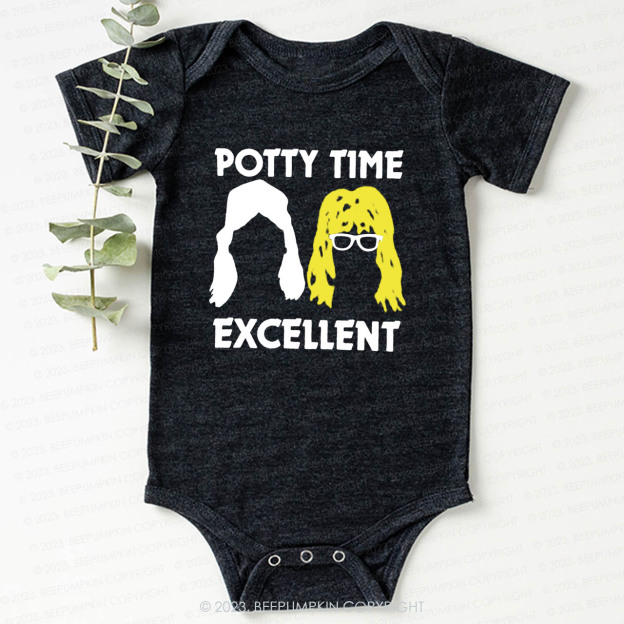 Potty Time Excellent Funny Bodysuit For Baby