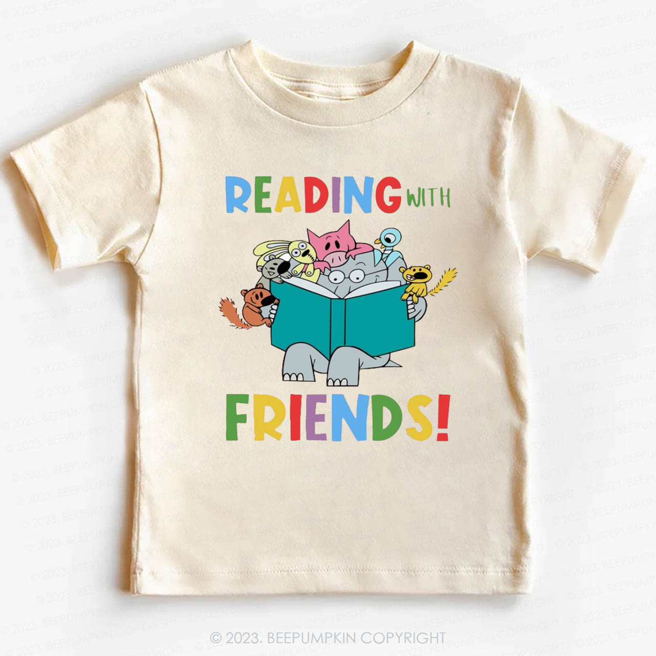 Reading With Friends Kids Shirt
