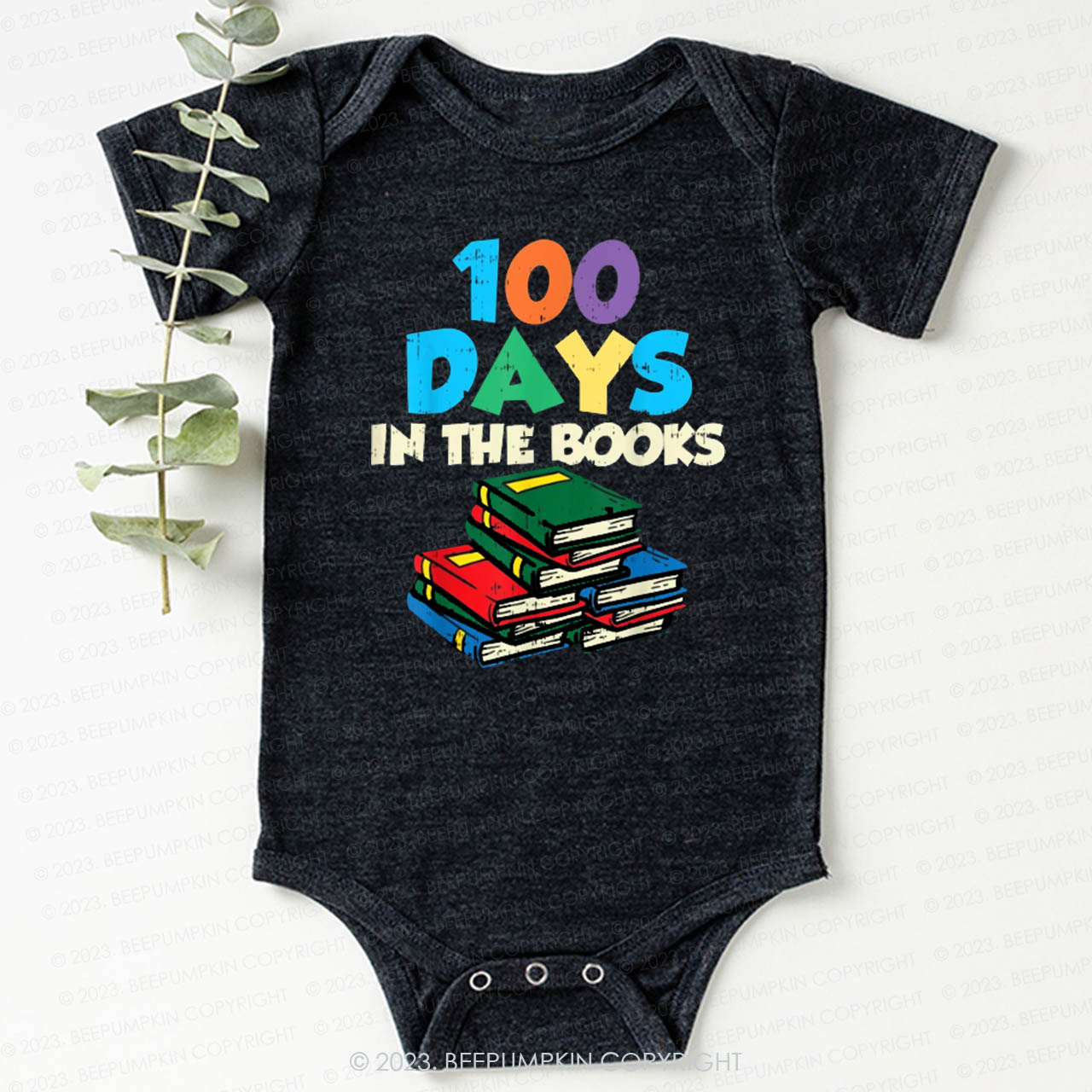 100 Days In The Books Bodysuit For Baby