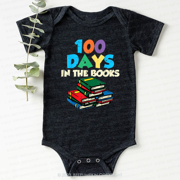 100 Days In The Books Bodysuit For Baby