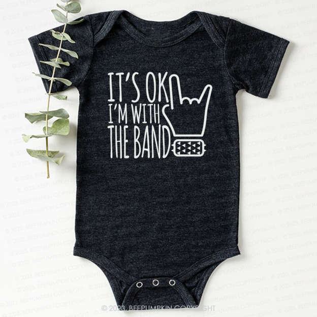 I'm With The Band Bodysuit For Baby