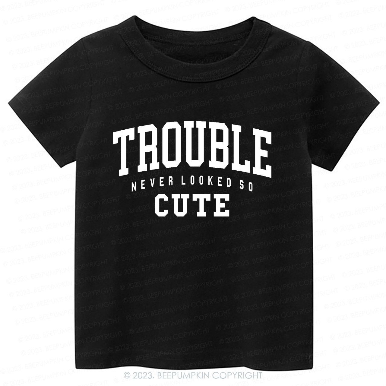 Trouble Never Looked So Cute Kids Shirt