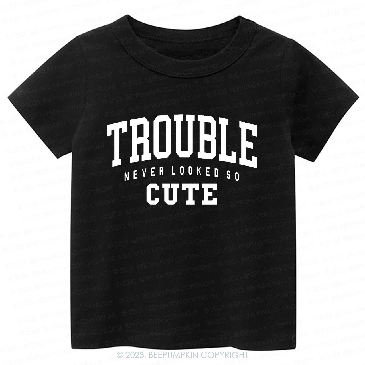 Trouble Never Looked So Cute Kids Shirt
