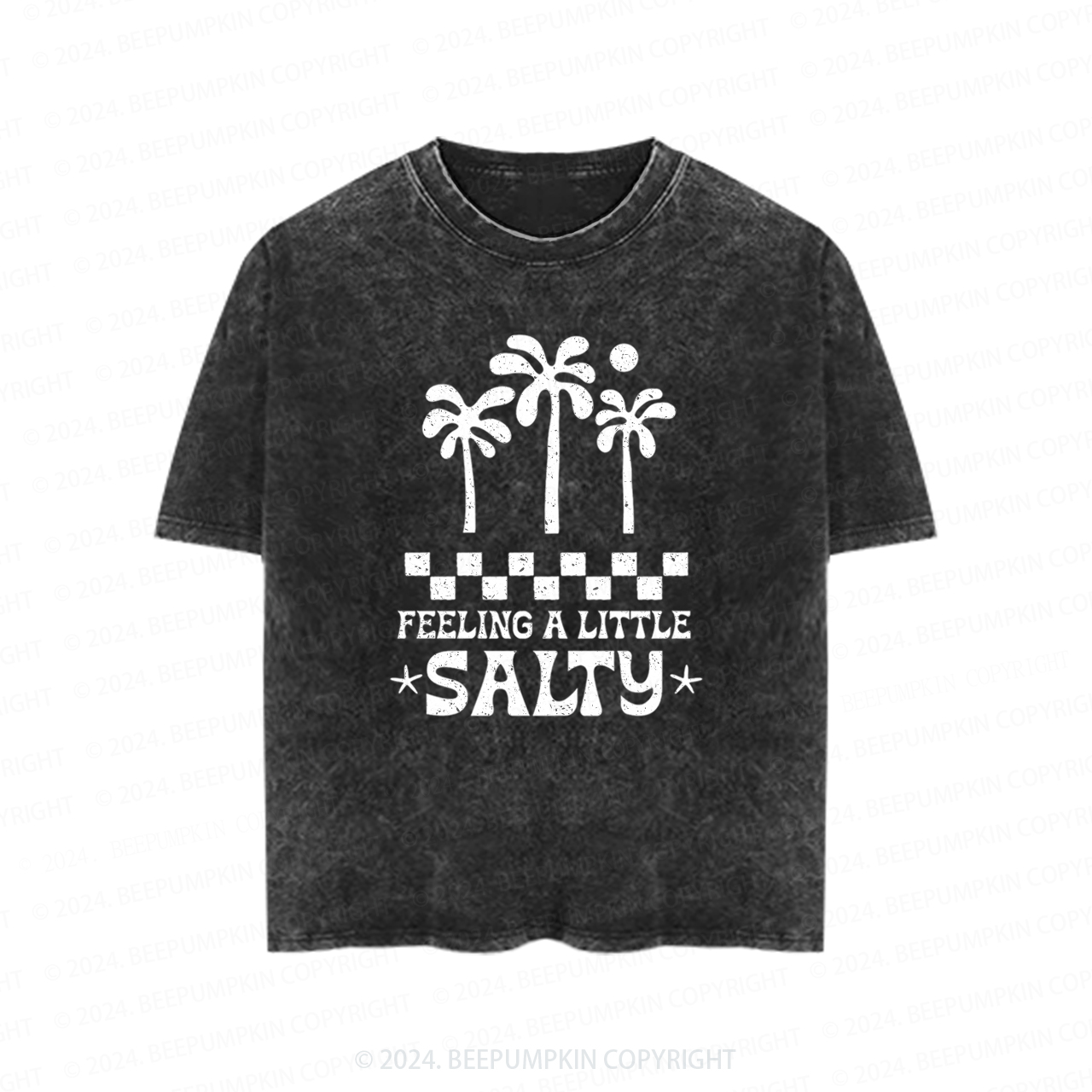 Feeling A Little Salty Toddler&Kids Washed Tees         