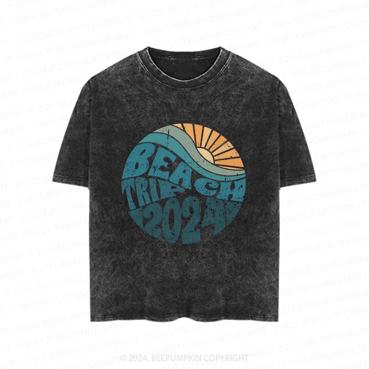 This is My Happy Place Toddler&Kids Washed Tees          Sale-Beepumpkin™