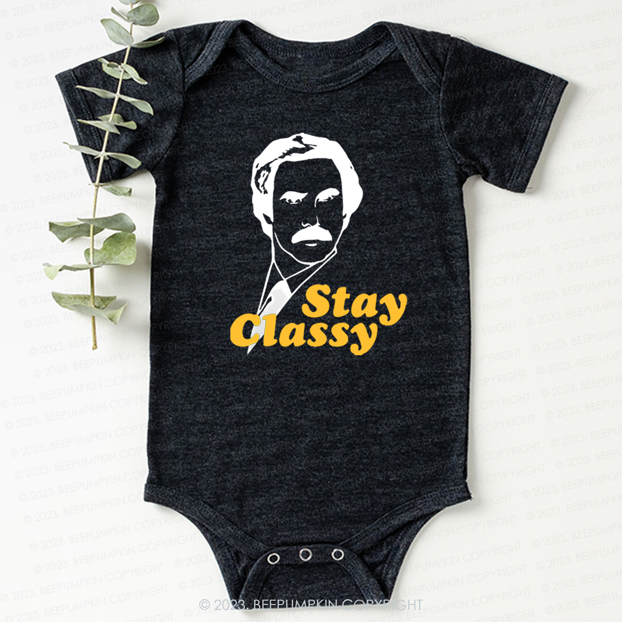 Humorous Man Bodysuit For Baby 7