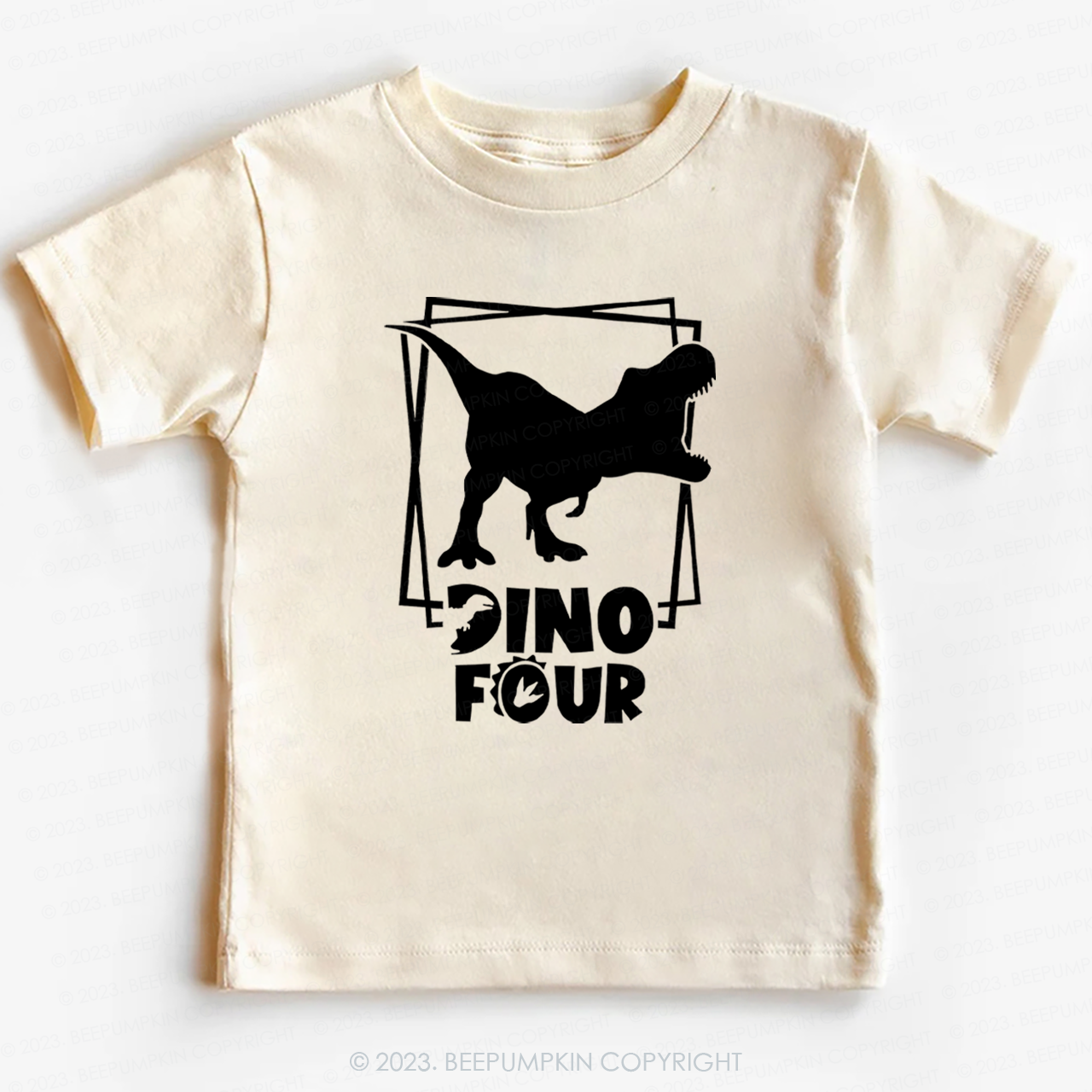 Dino Square T-Rex Kids Shirt
