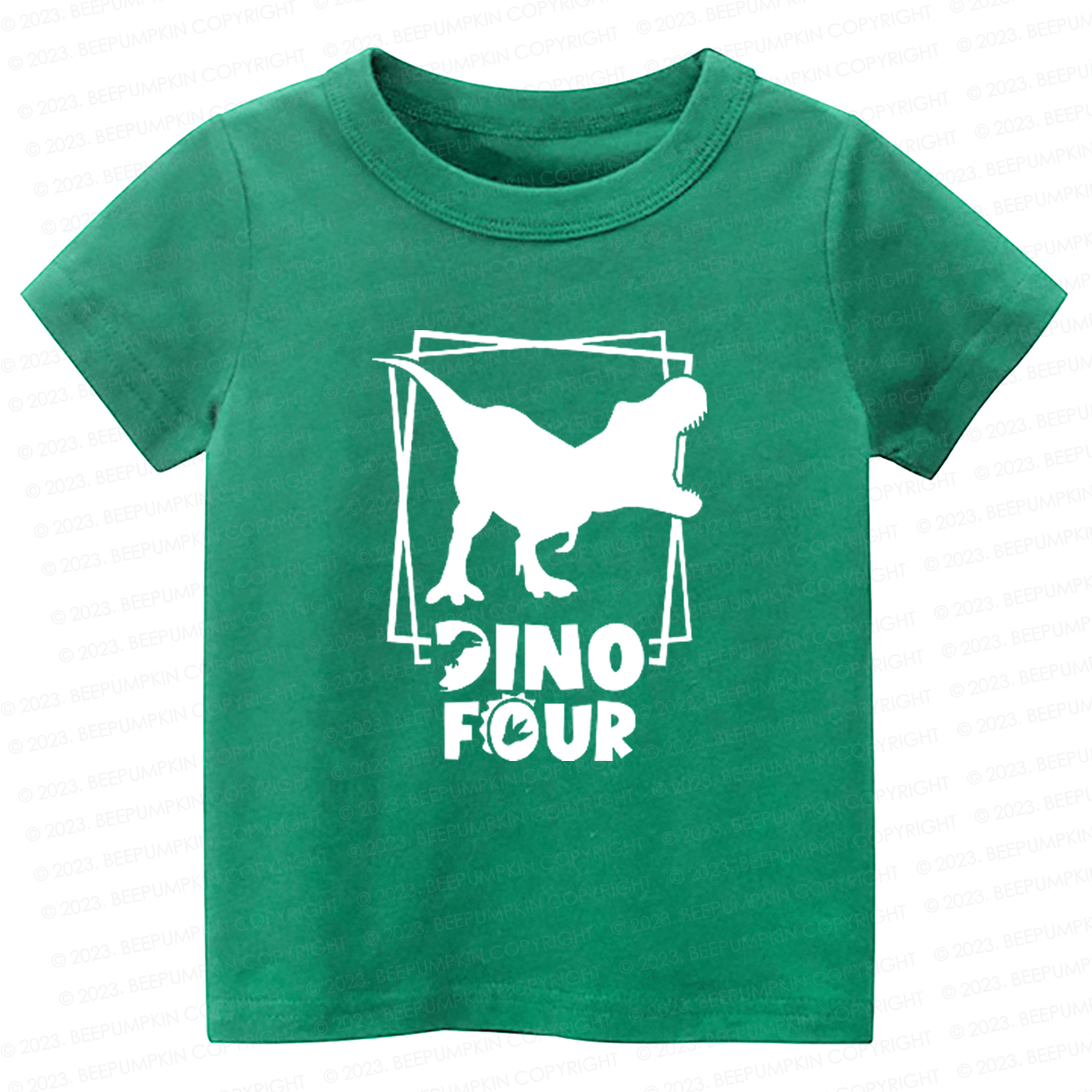 Dino Square T-Rex Kids Shirt