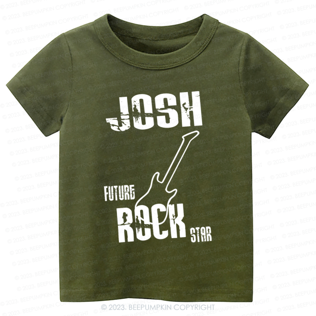 Personalised Future Rockstar Kids Shirt 8