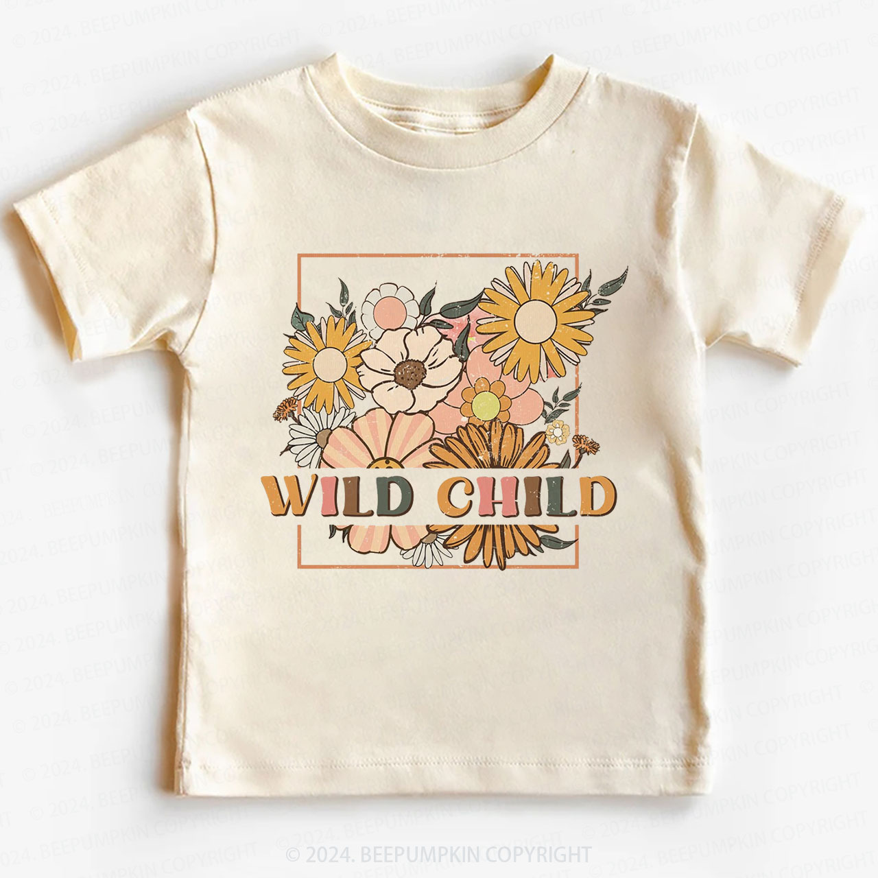 Retro Wild Child Toddler&Kids Tees 
