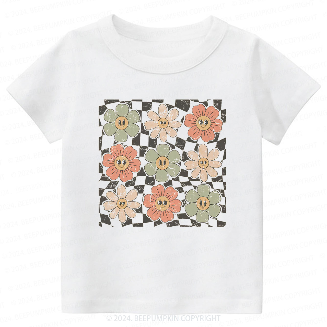 Retro Natural Toddler&Kids Tees 