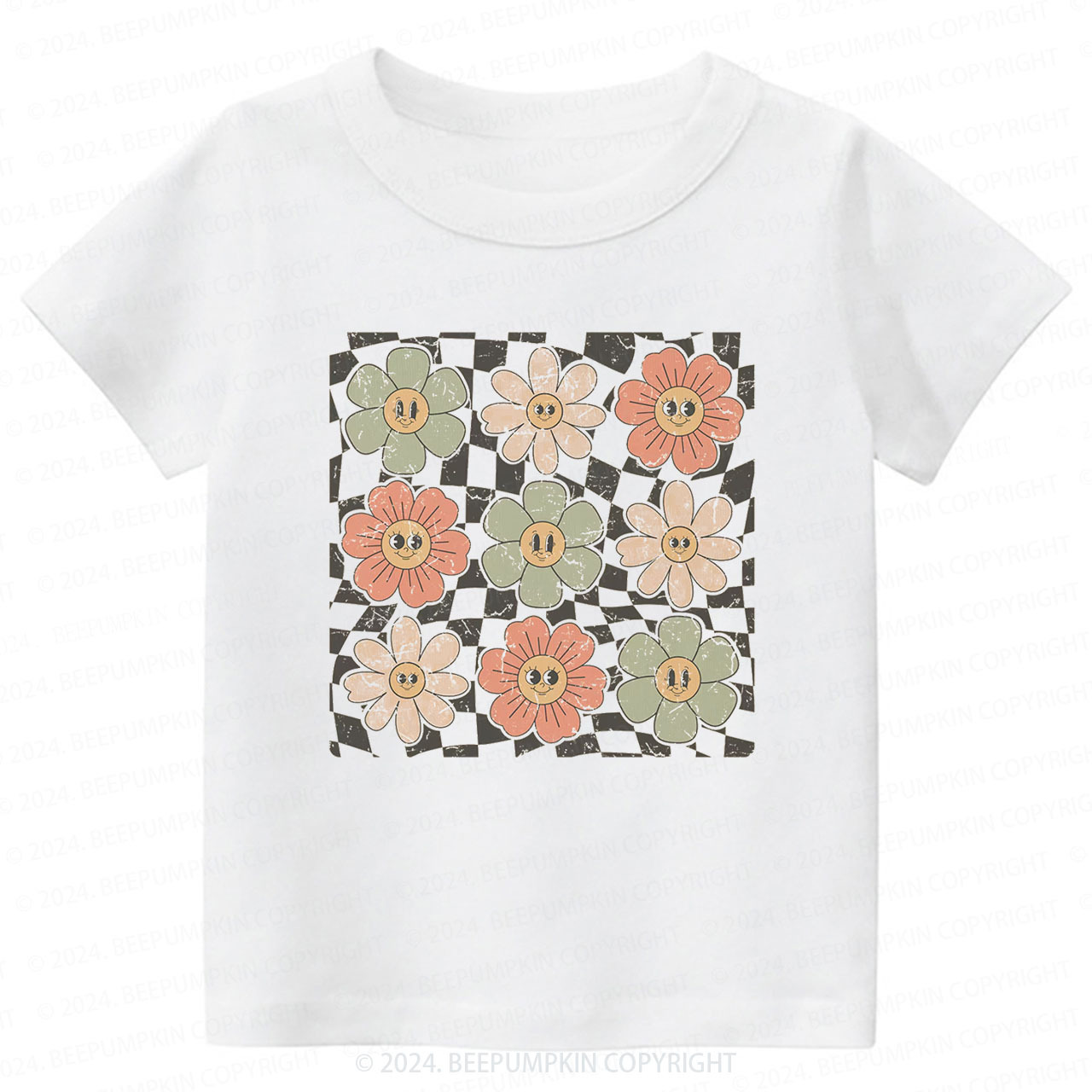 Retro Natural Toddler&Kids Tees 