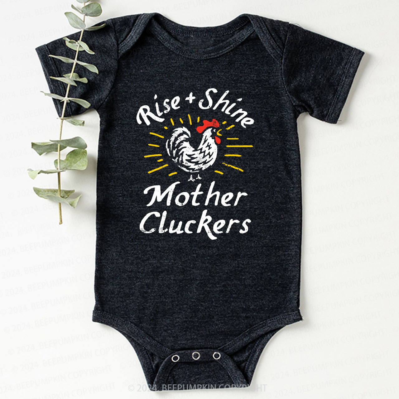 Rise & Shine Mother Cluckers Bodysuit For Baby