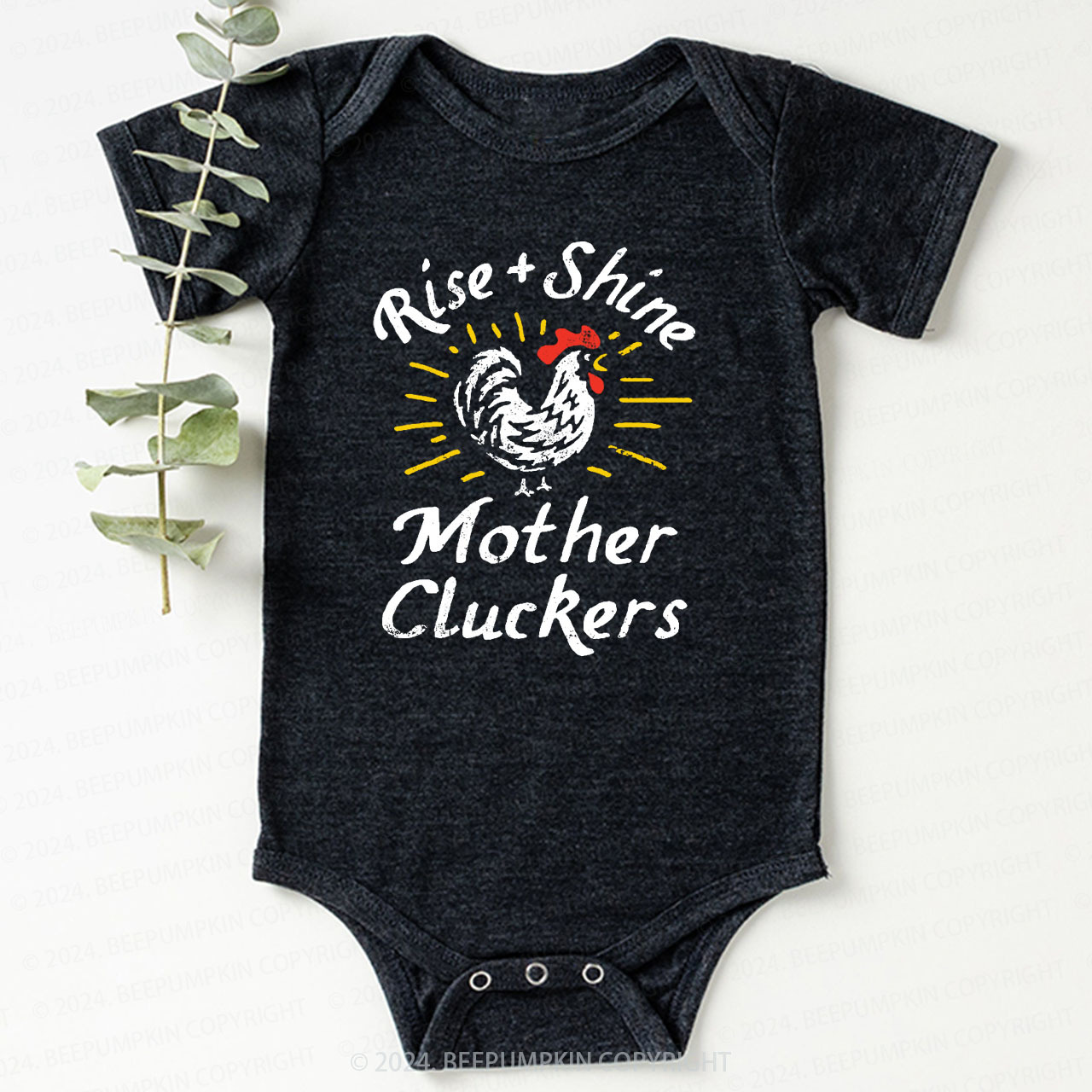 Rise & Shine Mother Cluckers Bodysuit For Baby