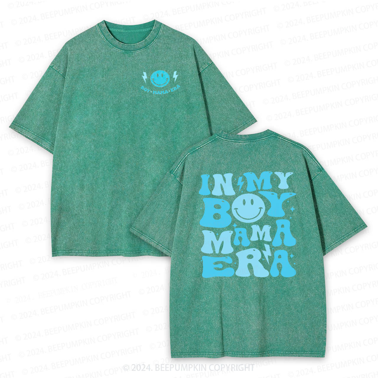 In My Boy Mama Era Mama Washed T-Shirts 
