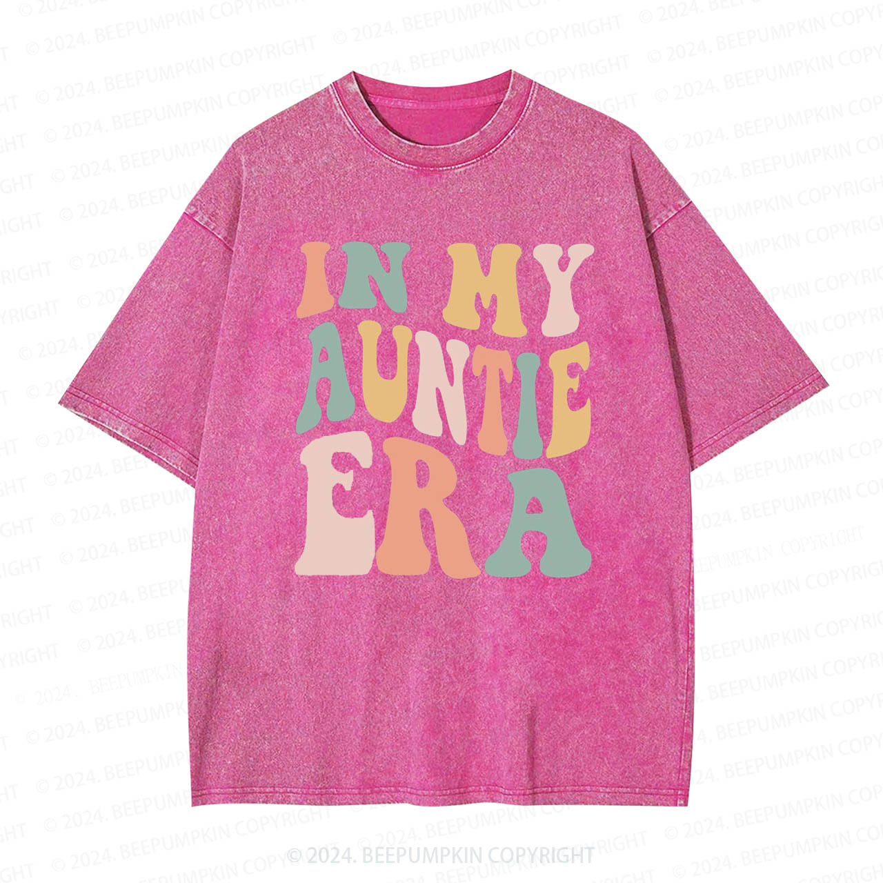 In My Auntie Era Aunt Washed Tees