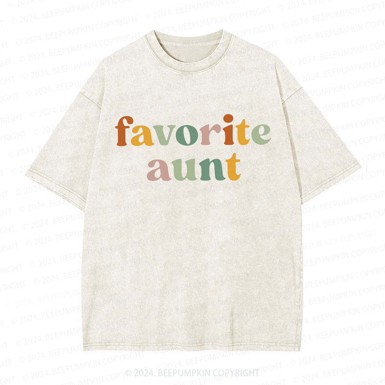 Favorite Aunt Gift Aunt Washed Tees
