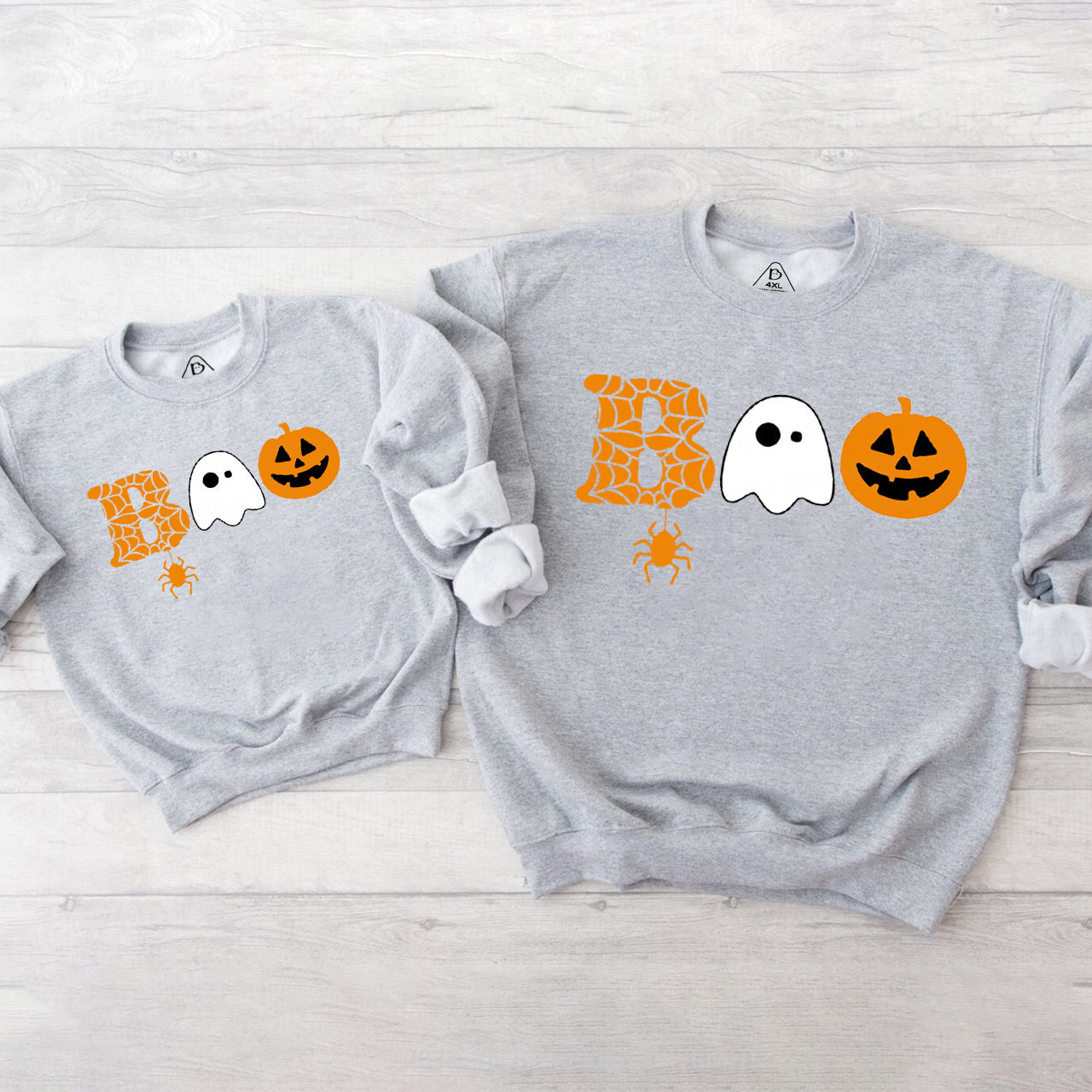 Halloween Boo Ghost Family Matching Sweatshirt