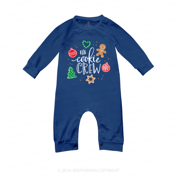 Cookie Lover Family Matching Blue Pajamas Beepumpkin