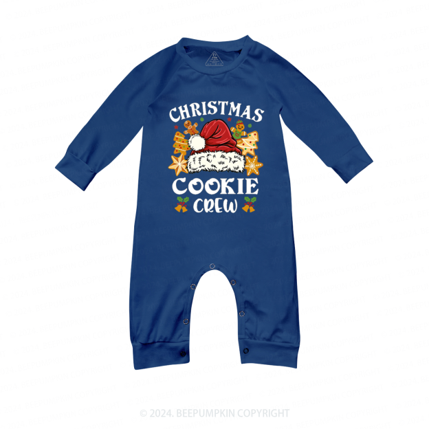 Cookie Baking Crew Family Matching  Blue Pajamas Beepumpkin