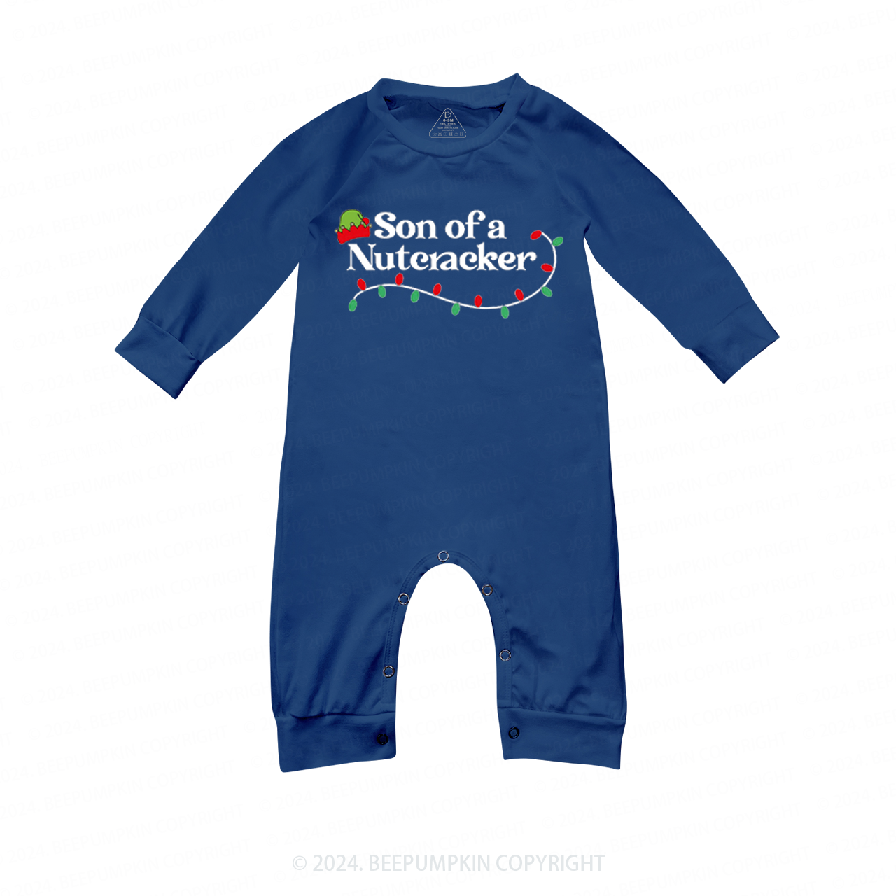 66 Elf Movie Quote Christmas Family Matching Blue Pajamas Beepumpkin