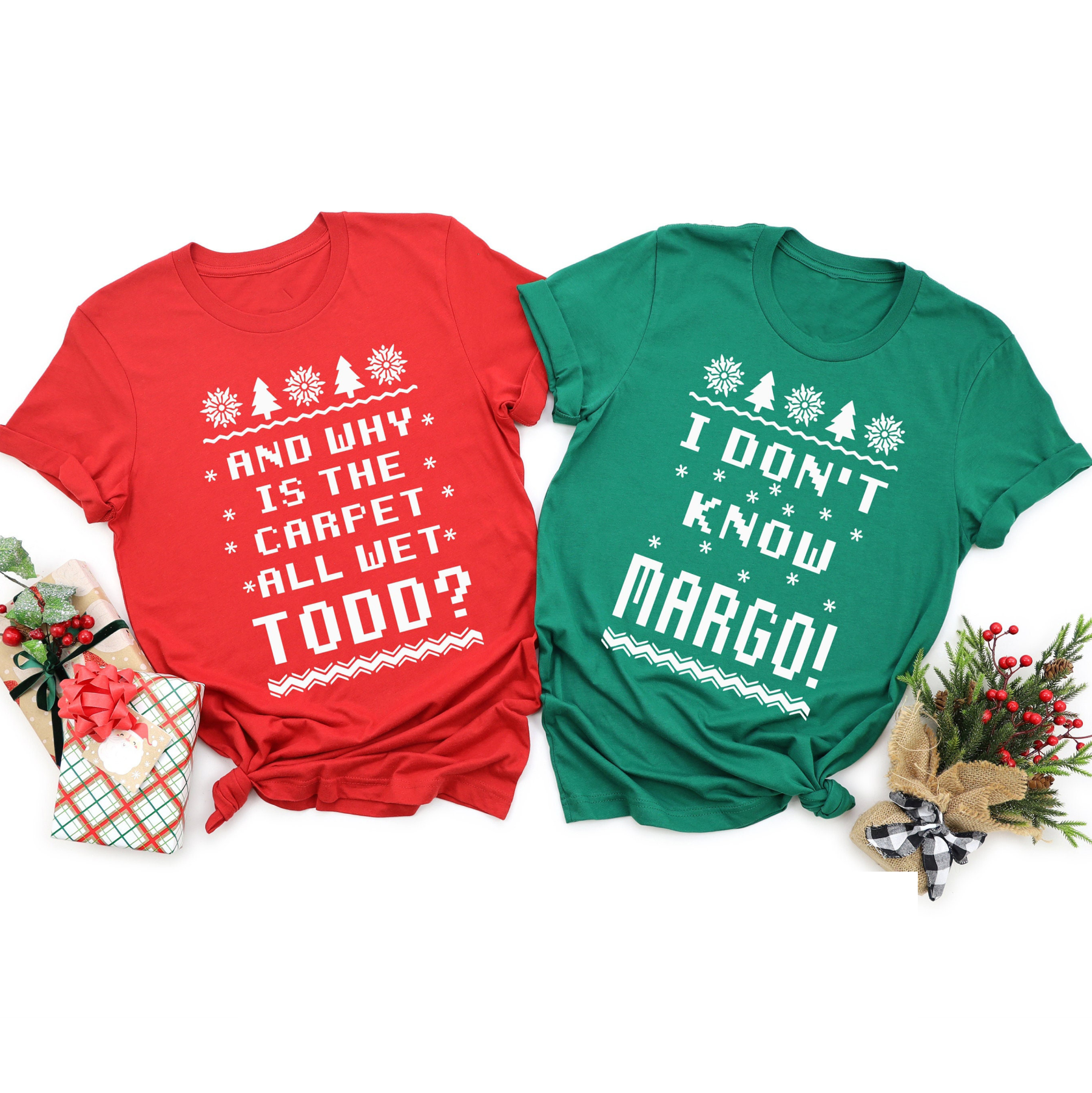 Christmas Vacation Todd And Margo Adult Shirt Beepumpkin 
