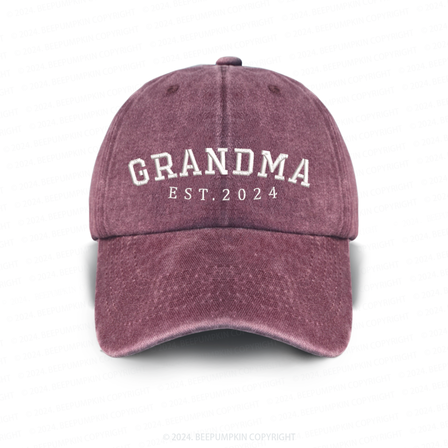 Personalized Date Embroidered Vintage Aldult Baseball Hat